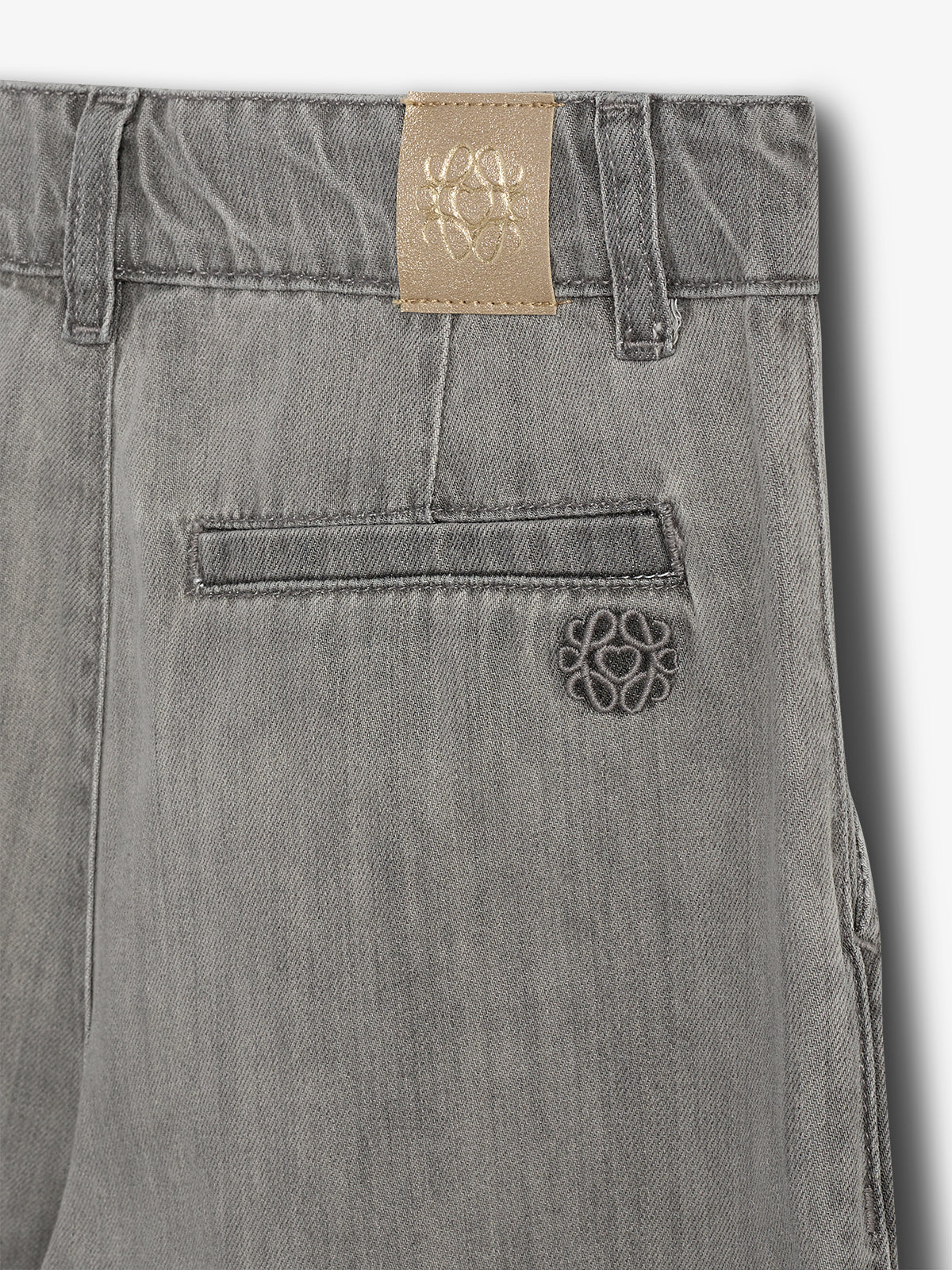 Denim Shorts - Tween - Grey Denim | 100102 Lea