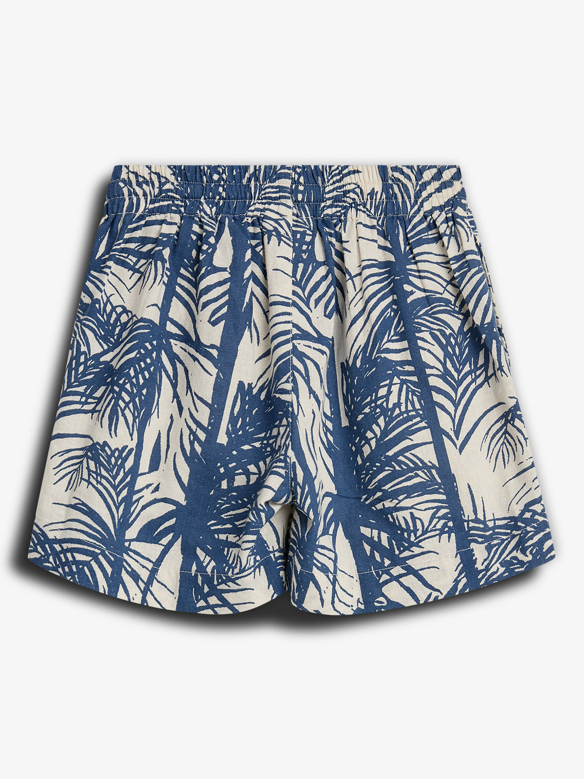 Linen Tropical Shorts - Tween - Blue | 100397 Mateo