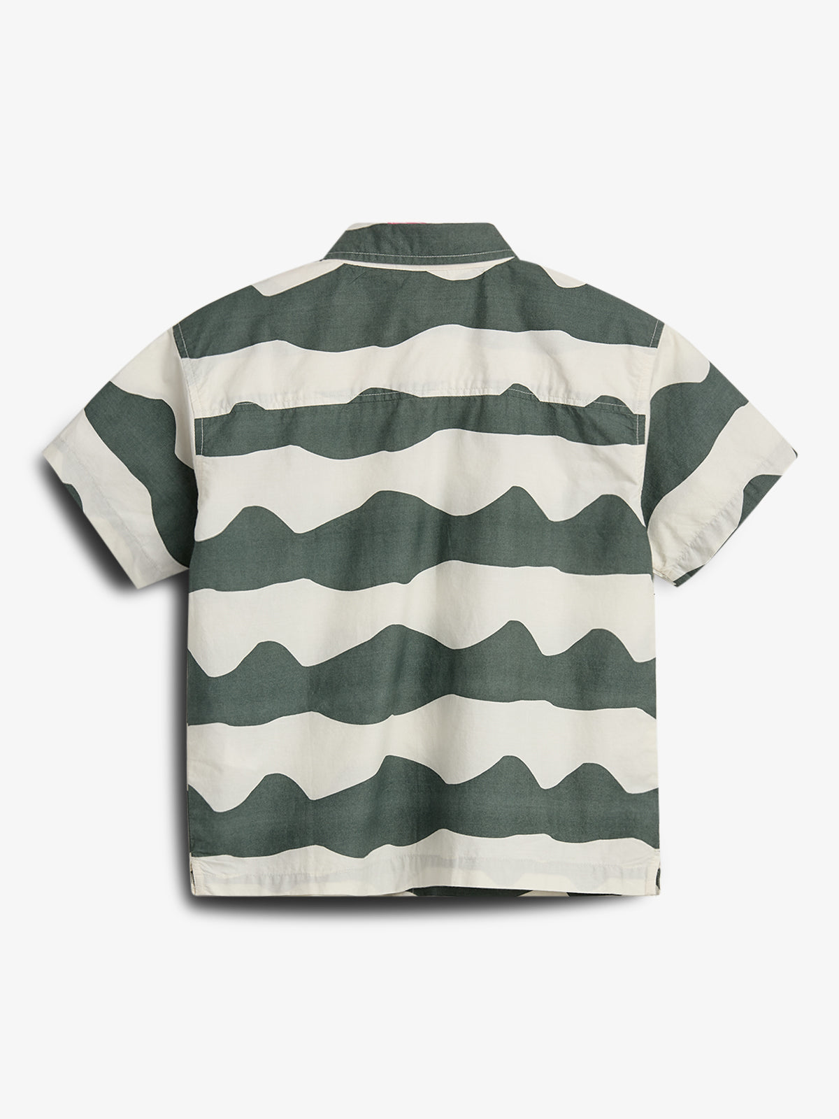 Poplin Wave Shirt - Tween - Petrol | 100404 Kean