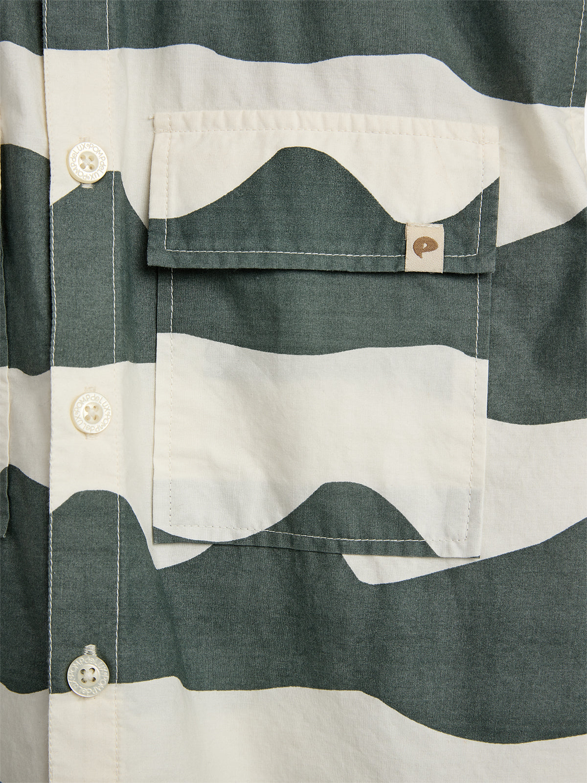 Poplin Wave Shirt - Tween - Petrol | 100404 Kean