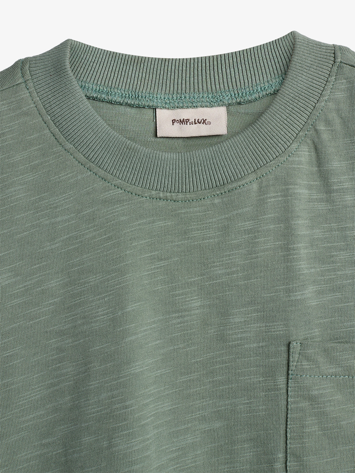 Slub Jersey Pocket T-Shirt - Green | 100249 Emil
