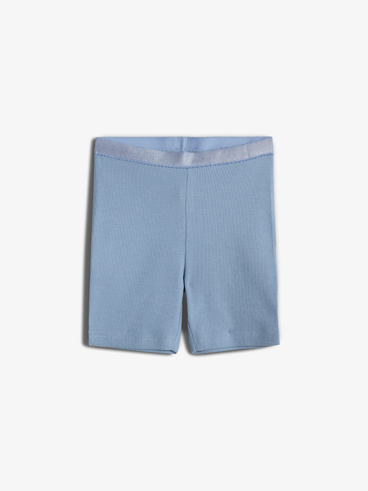 Modal Rib Short Tights - Blue | 100333 Fiona