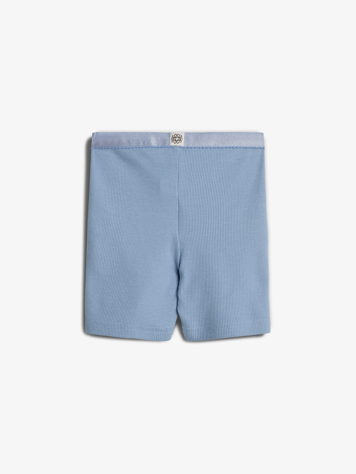 Modal Rib Short Tights - Blue | 100333 Fiona