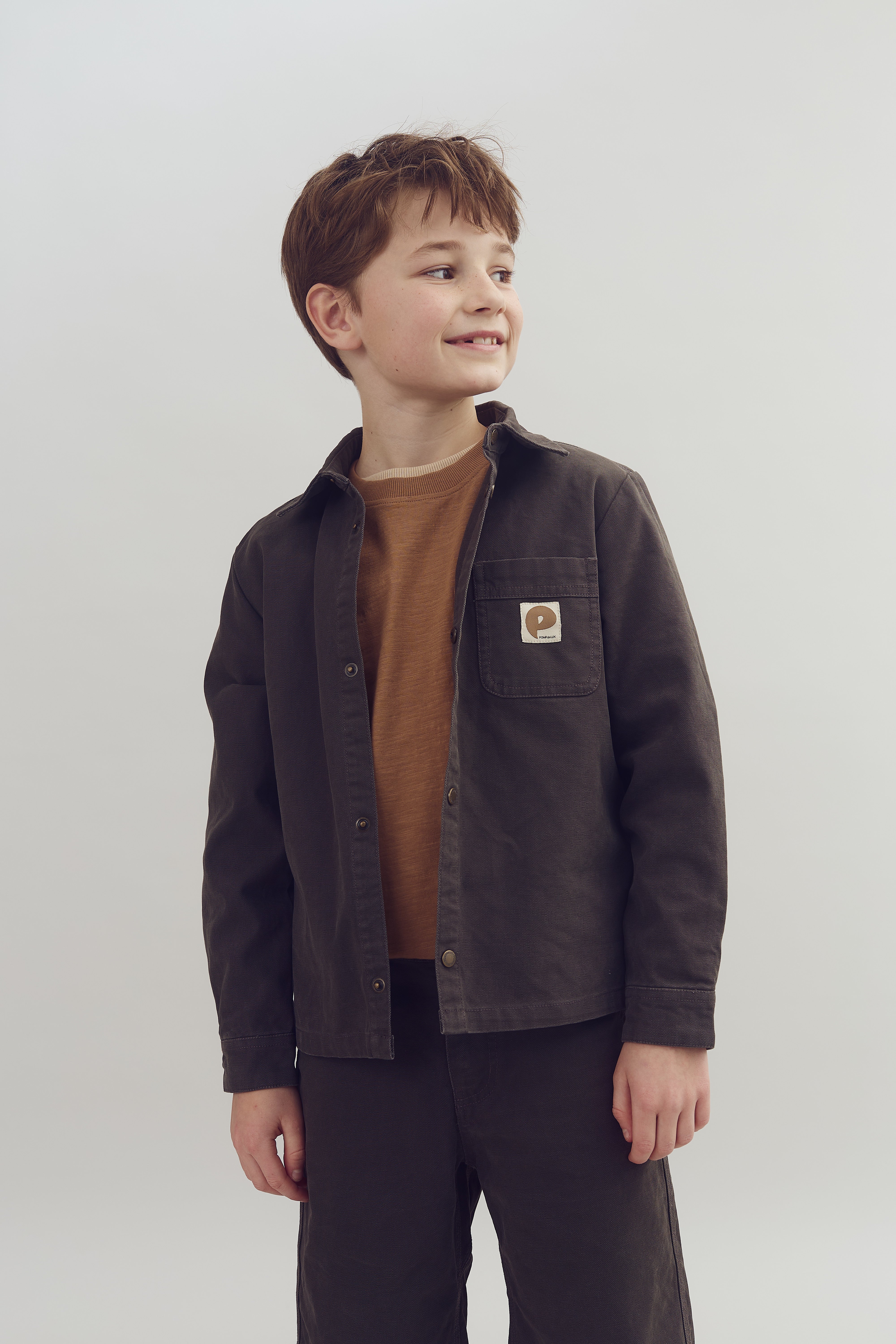 Canvas Overshirt - Tween - Dark Grey | 100346 Dereck