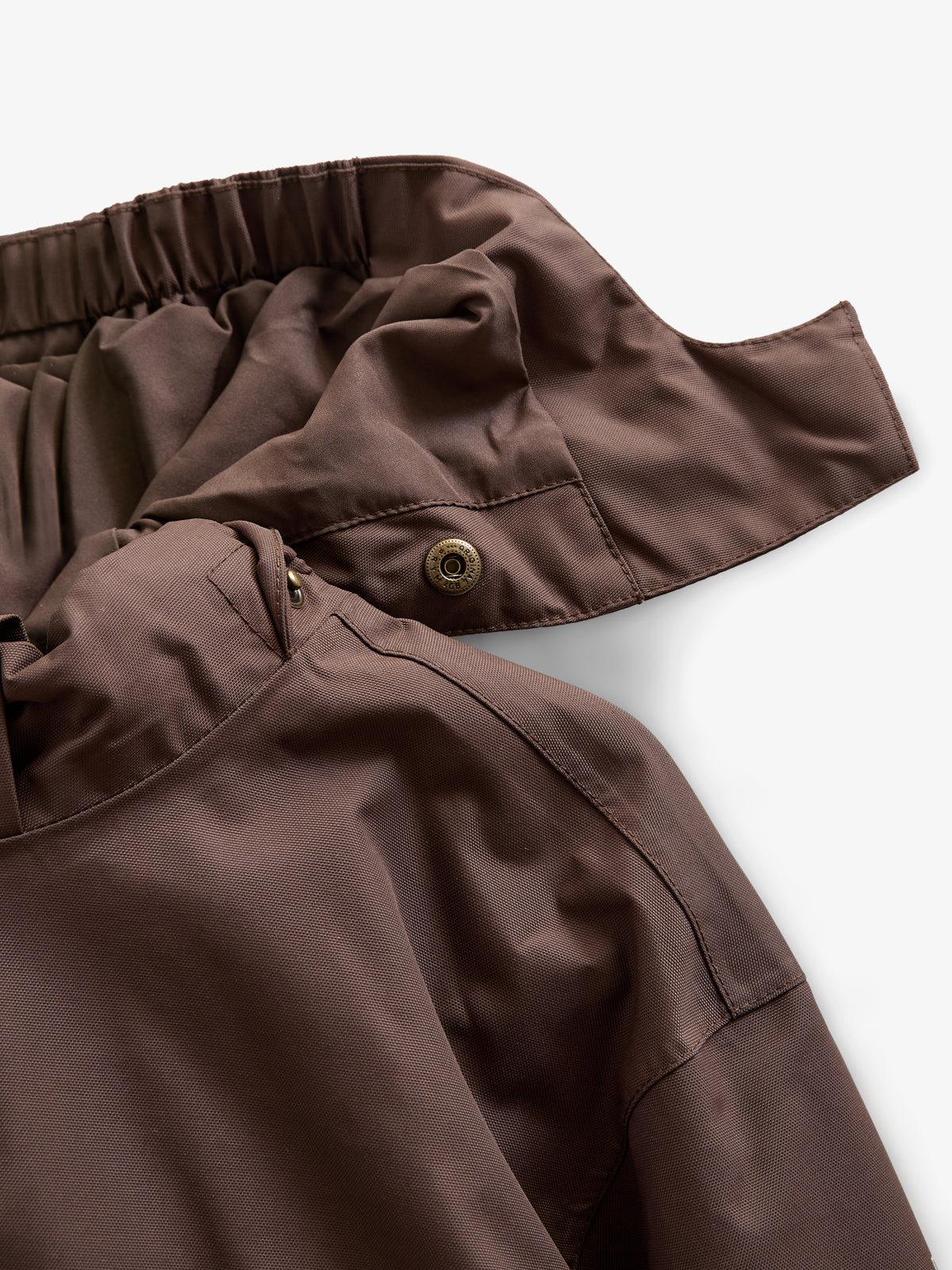 Shell Jacket with Patch Pocket - Kids - Chocolate | 100499 Luke