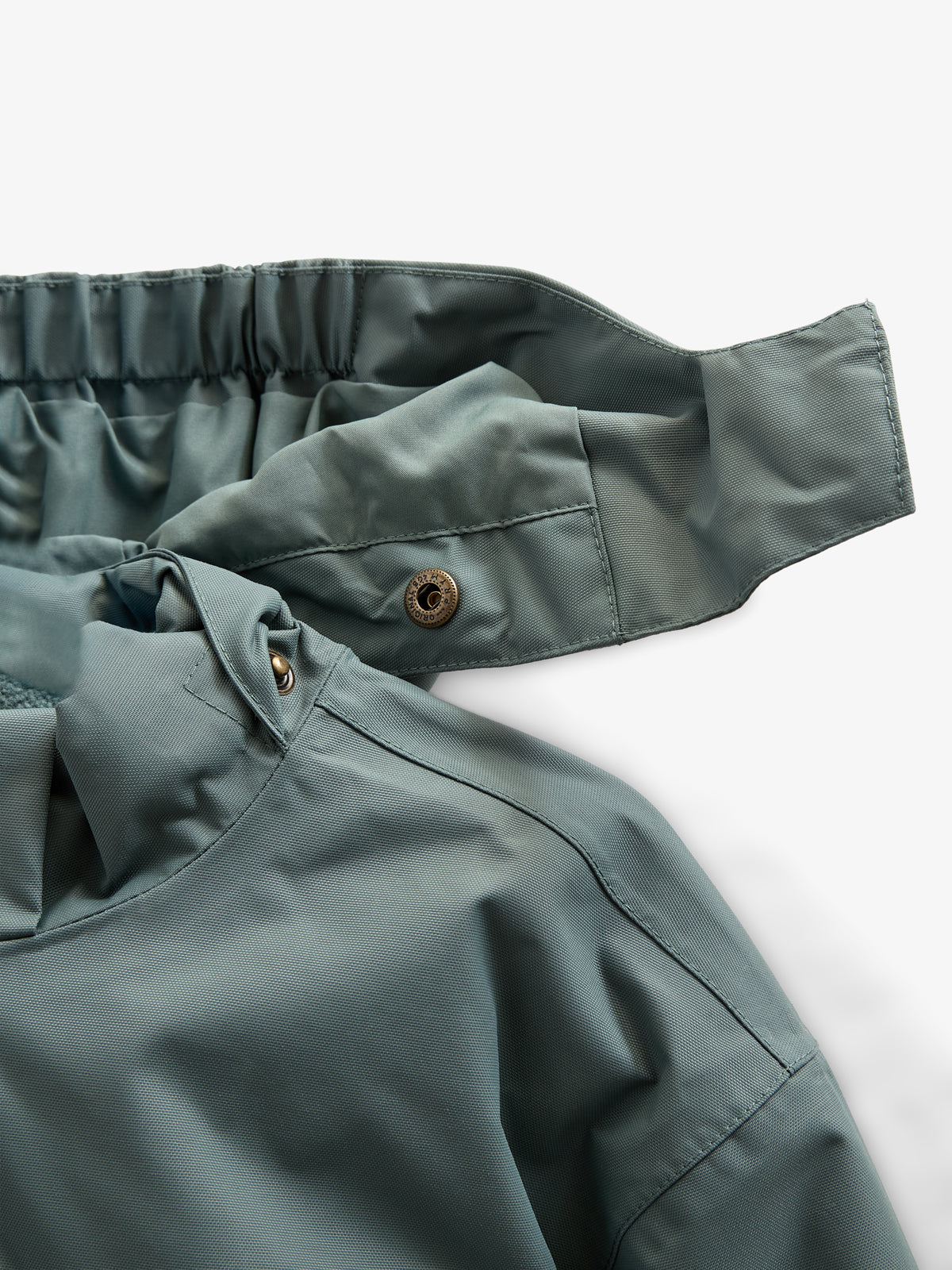 Shell Jacket with Patch Pocket - Kids - Dusty Dark Green | 100501 Luke