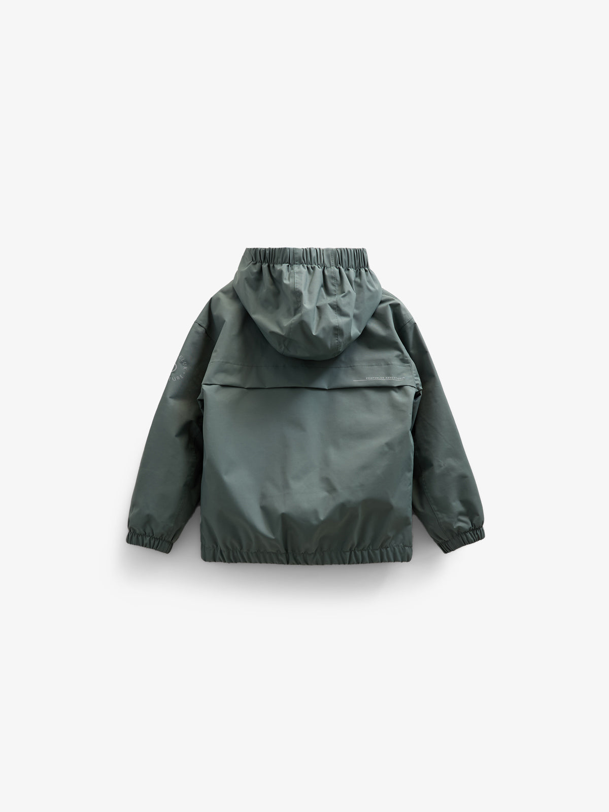 Shell Jacket with Patch Pocket - Kids - Dusty Dark Green | 100501 Luke
