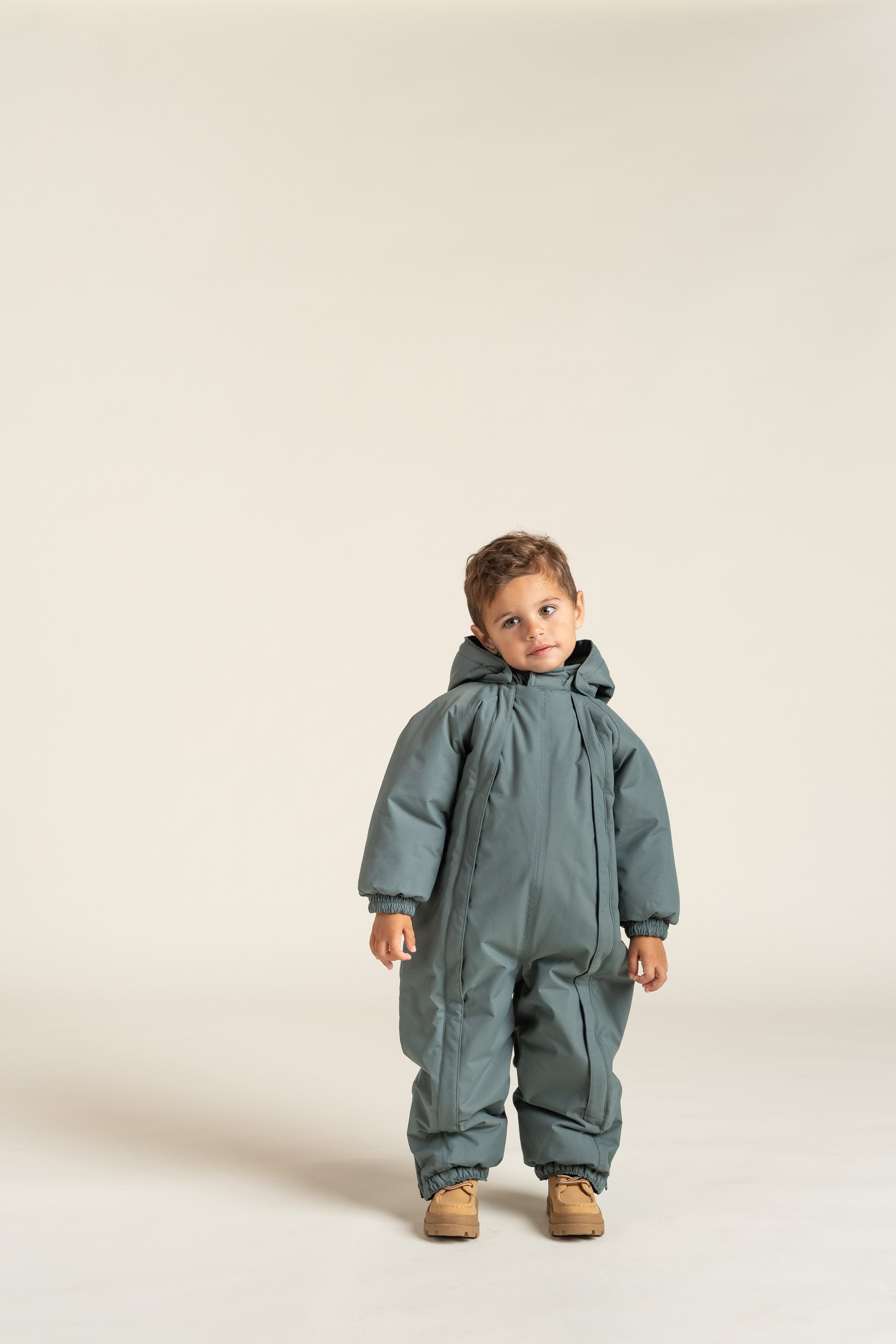 Double Zip Snowsuit - Kids - Dusty Dark Green | 100520 Calgary
