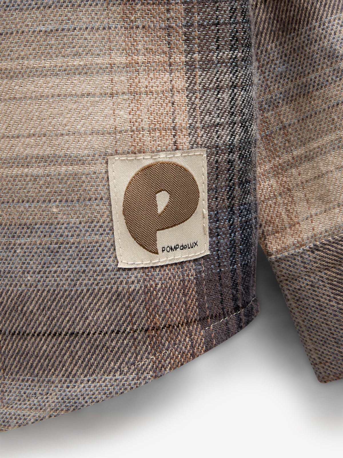 Checked Flannel Shirt - Tween - Brown Navy Check | 100527 Henry