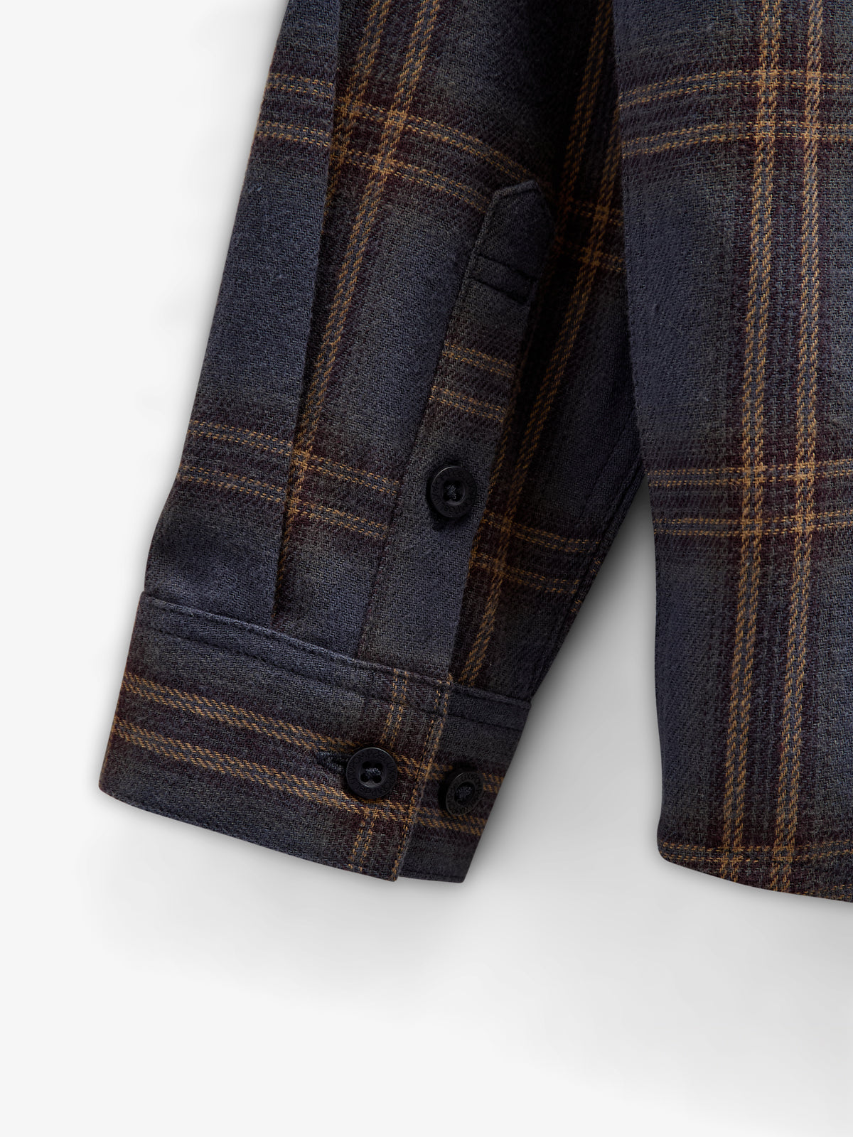 Checked Flannel Shirt - Tween - Navy Check | 100528 Henry