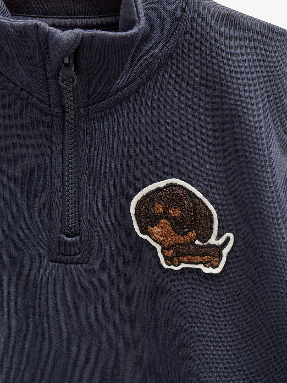 Half Zip Sweatshirt - Kids - Navy | 100806 Tristan