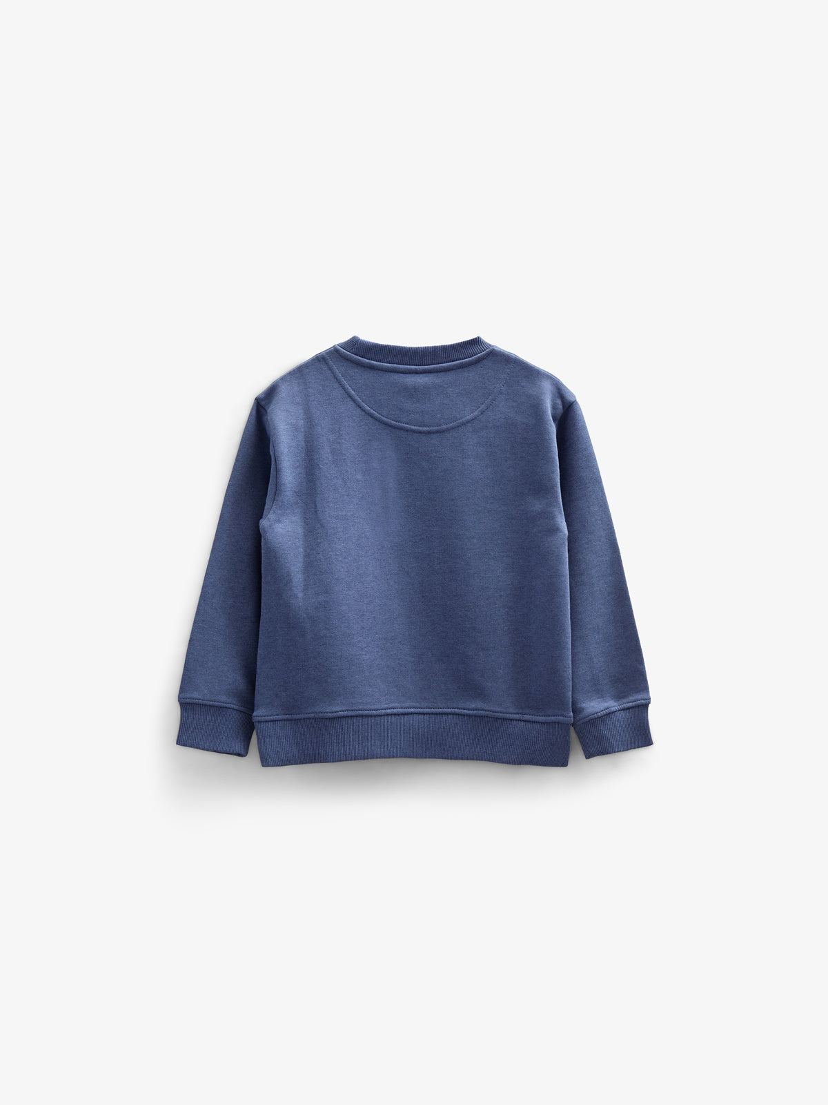 Crewneck Sweatshirt - Kids - Indigo Blue Melange | 100888 Justin