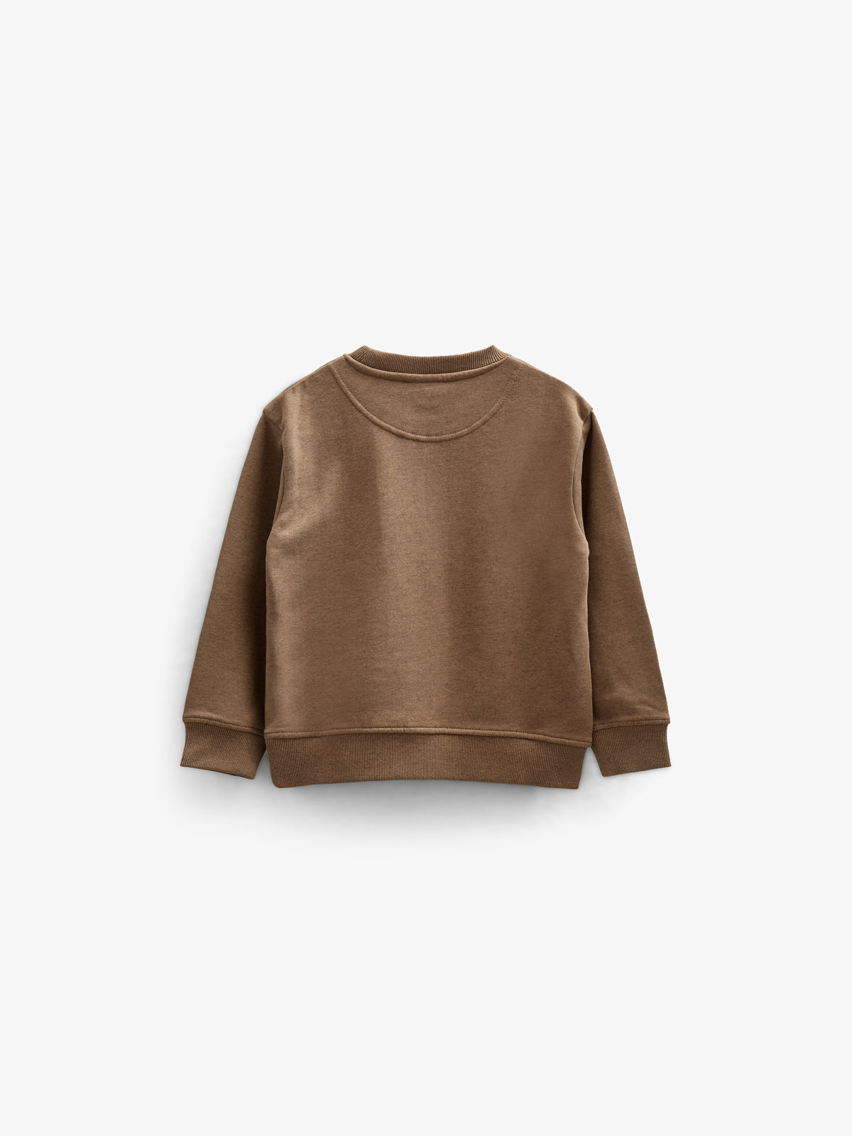 Crewneck Sweatshirt - Kids - Coffe Melange | 100890 Justin
