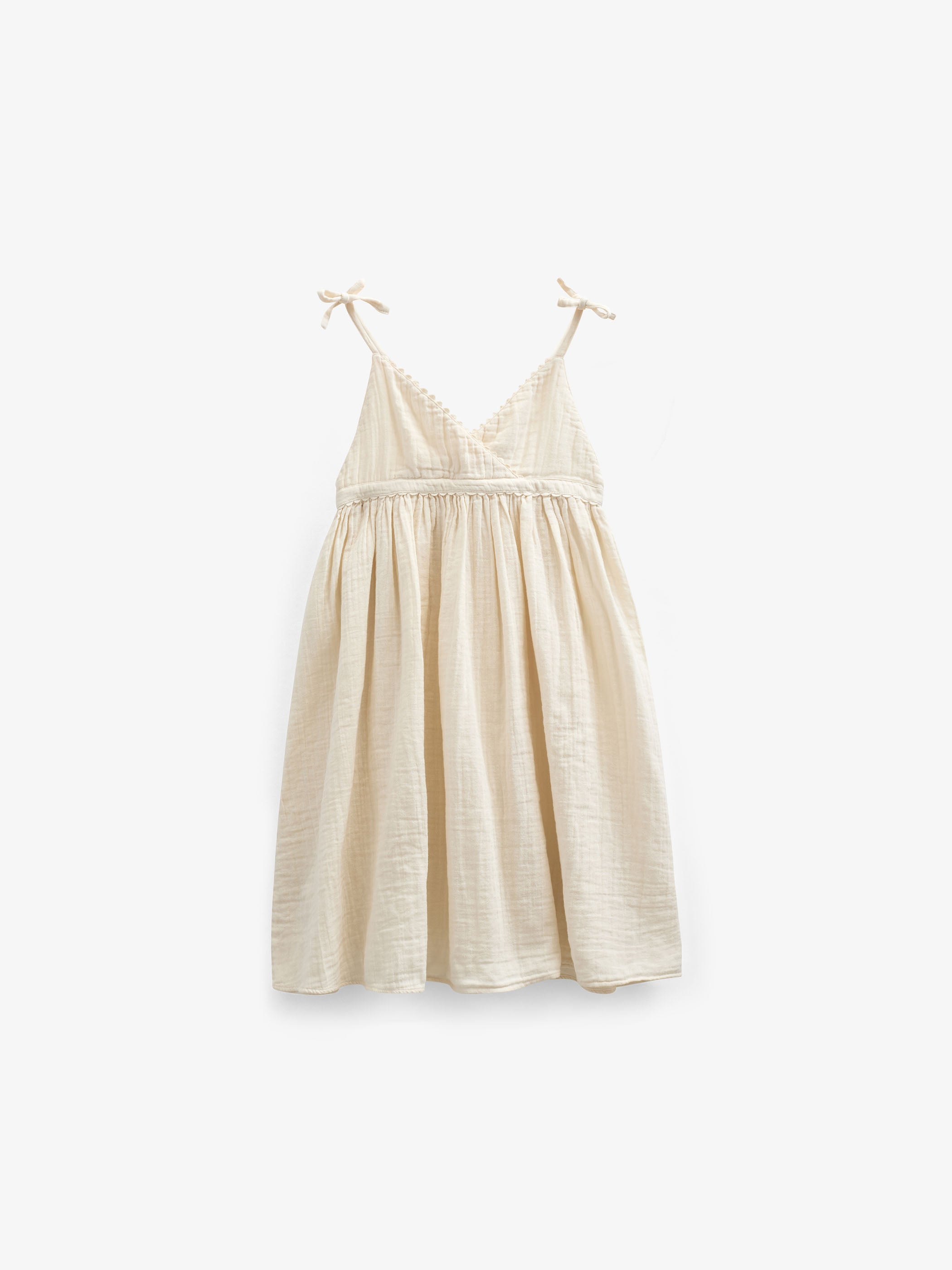 Gauze Strap Dress - Tween - Off White | 100911 Jasmine