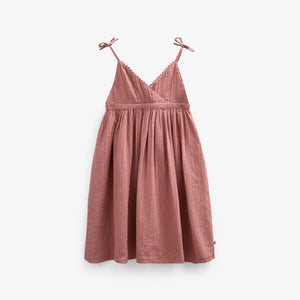 Gauze Strap Dress - Tween - Old Rose | 100912 Jasmine