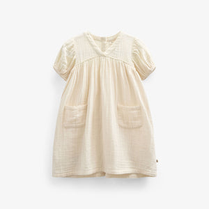 Gauze Dress - Kids - Off White | 100914 Jasmine