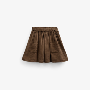 Gauze Skirt - Kids - Dark Brown | 100934 Jasmine
