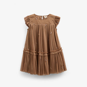Honeybee Tulle Dress - Tween - Coconut | 100965 Daisy