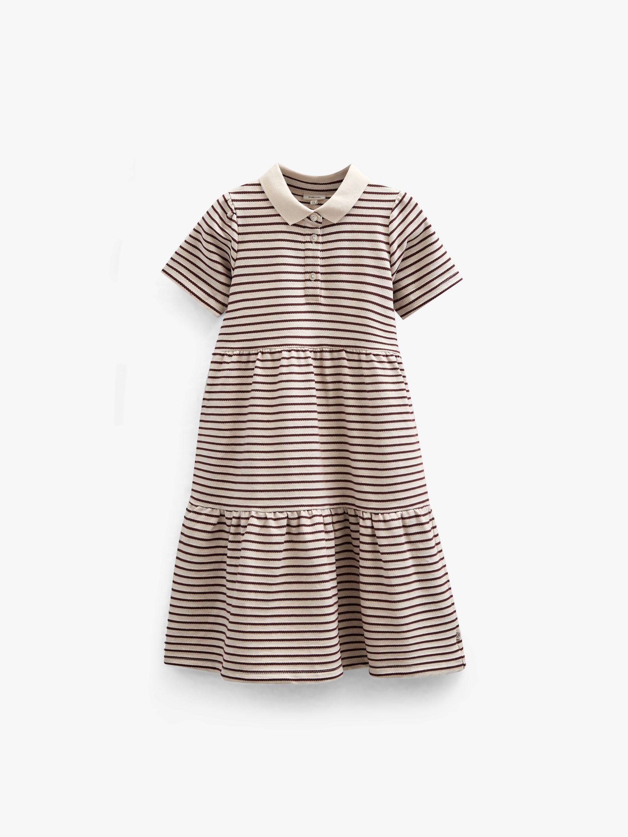 Striped Jersey Dress - Tween - Brown | 101011 Emmie