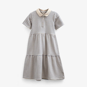 Striped Jersey Dress - Tween - Blue | 101013 Emmie