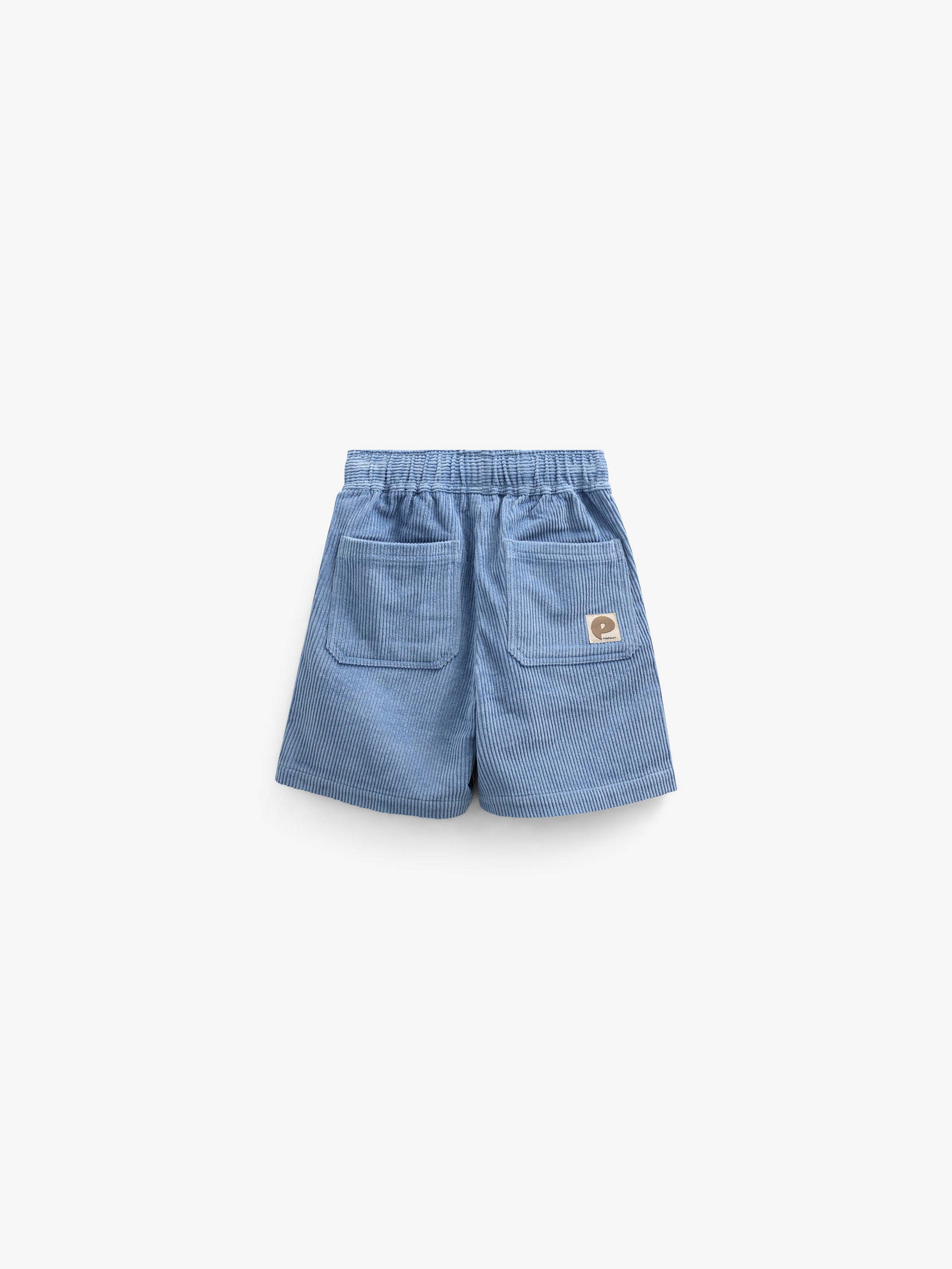 Pull-On Corduroy Shorts - Tween - Dusty Blue | 101101 Tobias