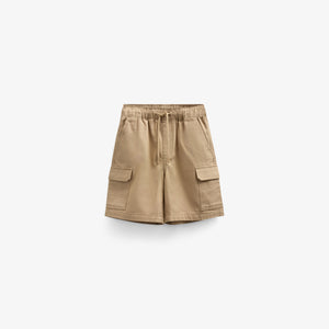 Canvas Cargo Shorts - Tween - Khaki | 101121 Isack