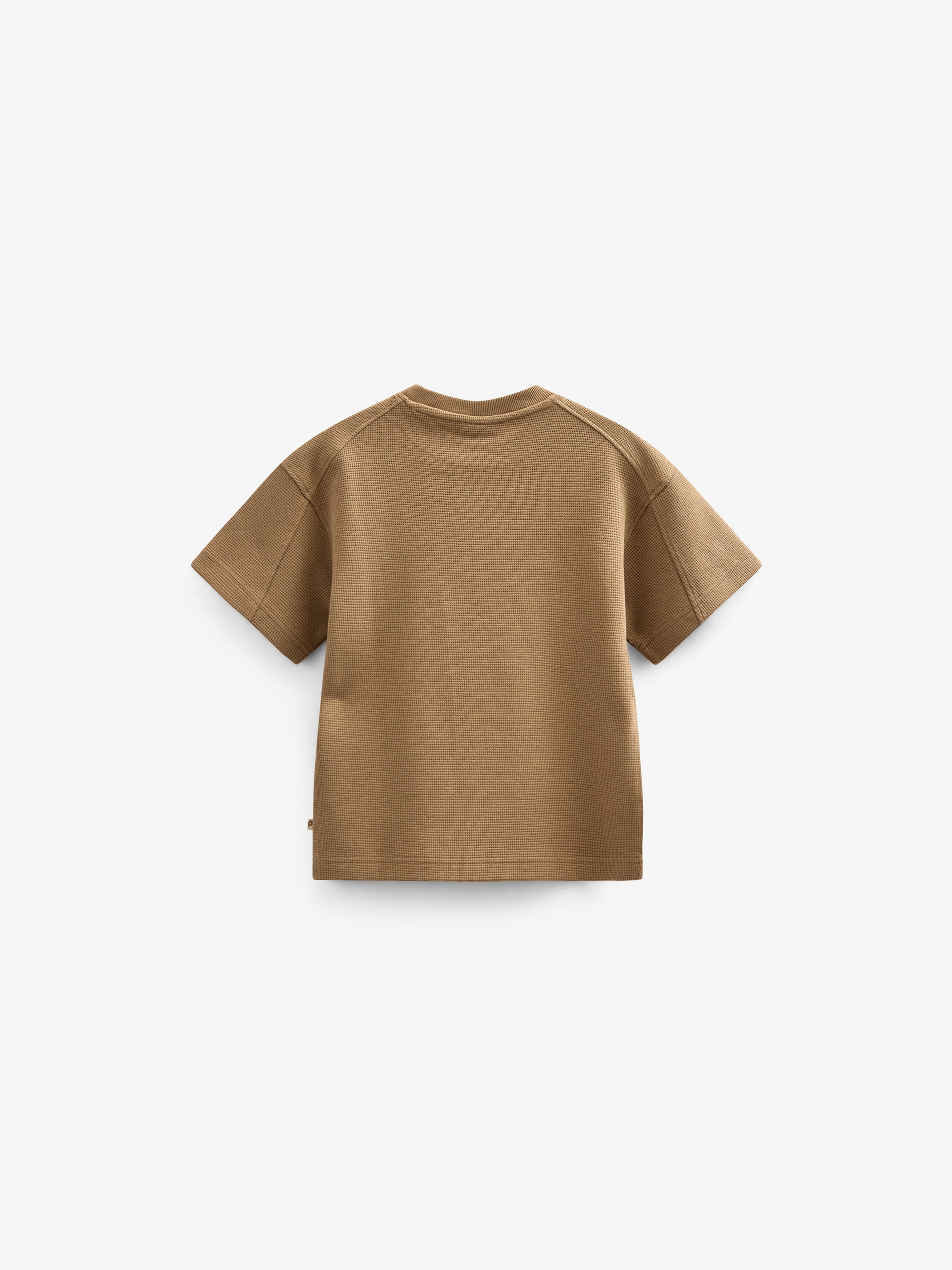 Waffle T-shirt - Kids - Khaki | 101148 Evan