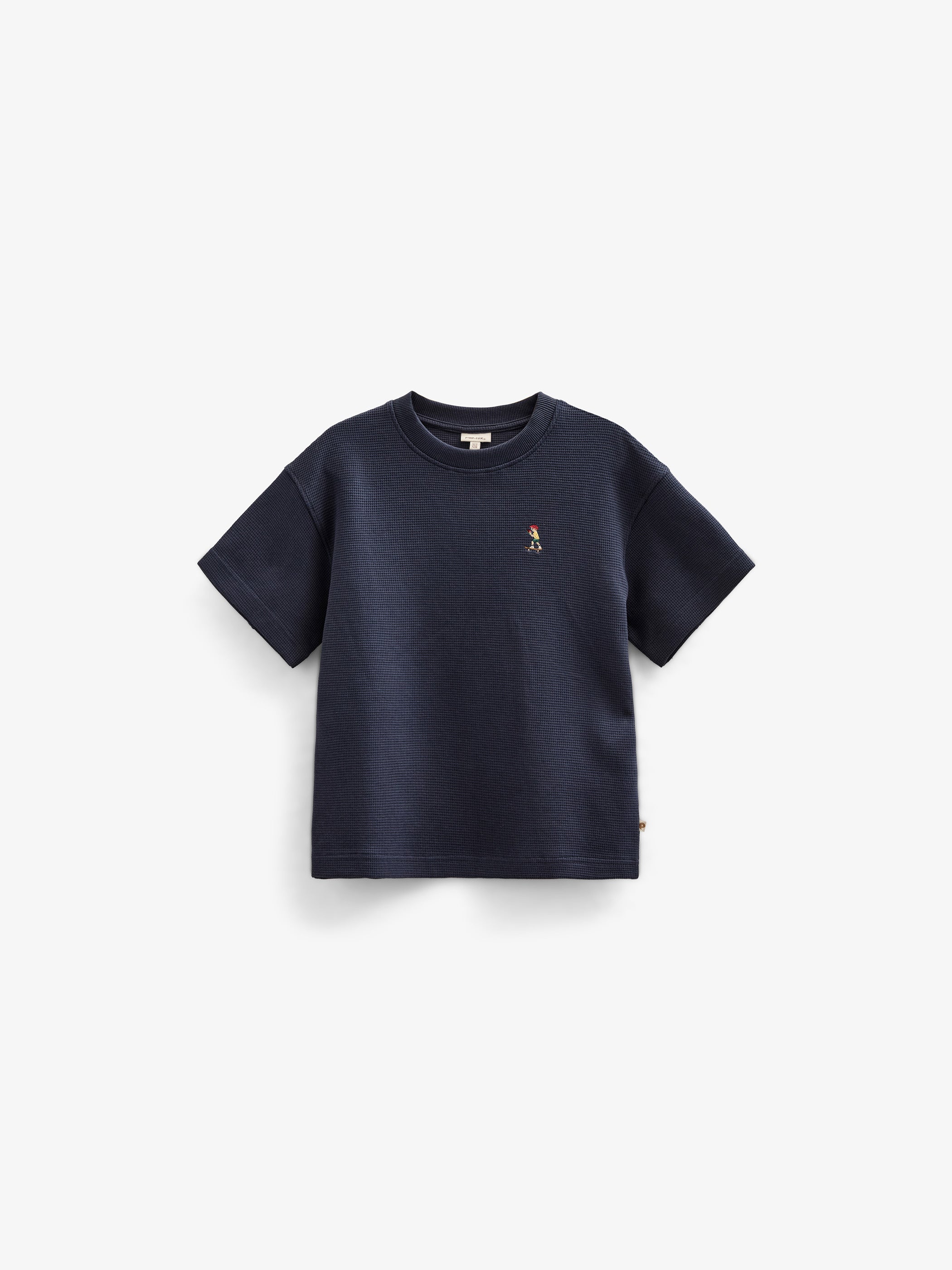 Waffle T-shirt - Tween - Navy | 101153 Evan