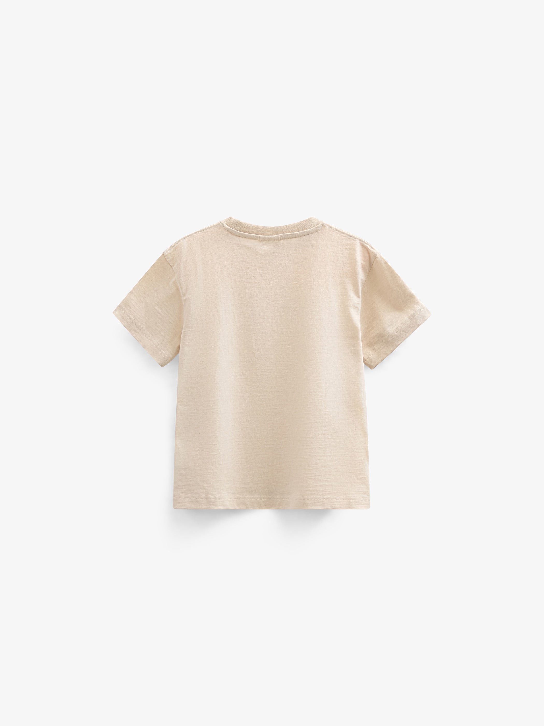 Slub jersey Embroidery T-shirt - Tween - Off White | 101160 Villum