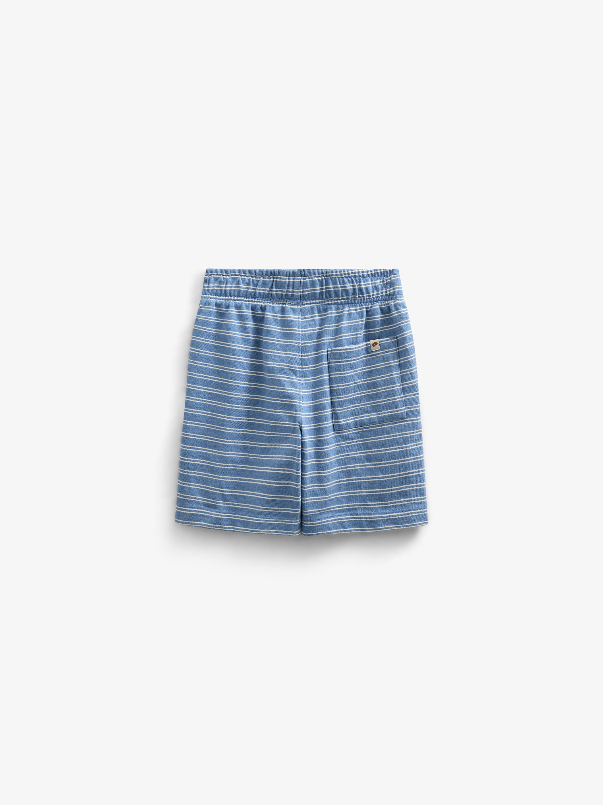 Striped Jersey Shorts - Kids - Dusty Blue | 101183 Otto