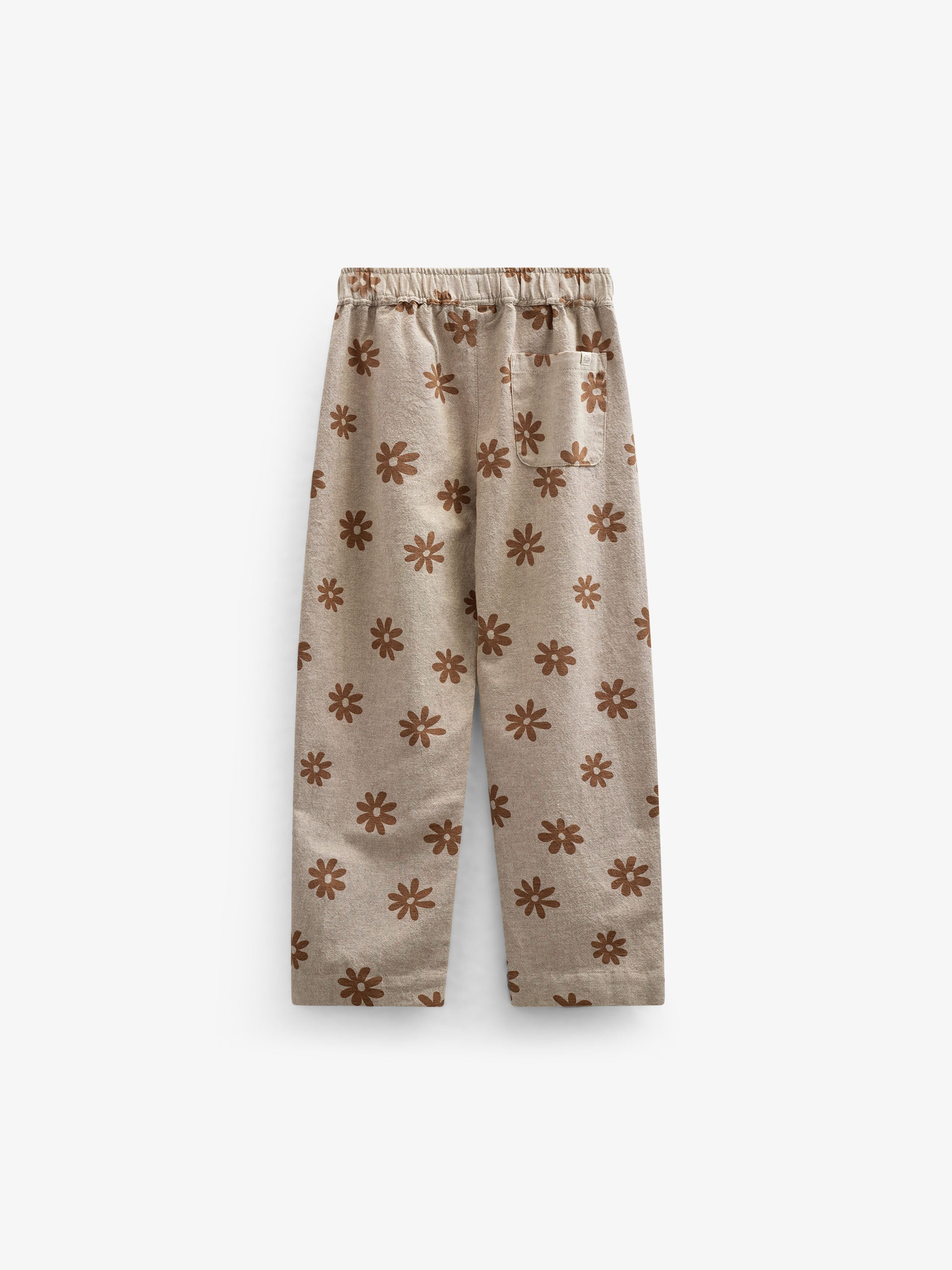 Printed Cotton Trousers - Tween - Sand | 101208 Molly