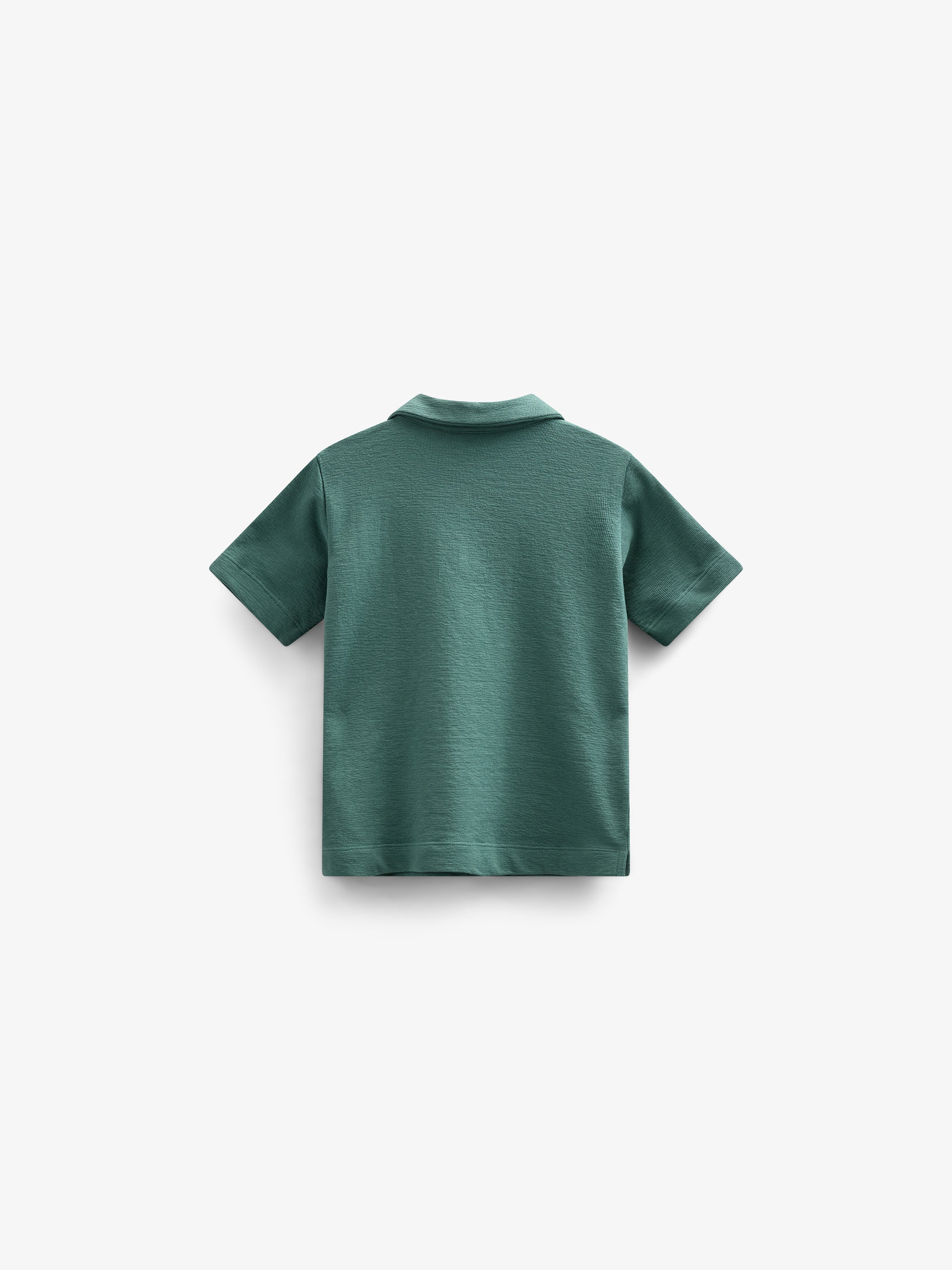 Textured Jersey Polo T-shirt - Kids - Tropical Green | 101215 Sonny