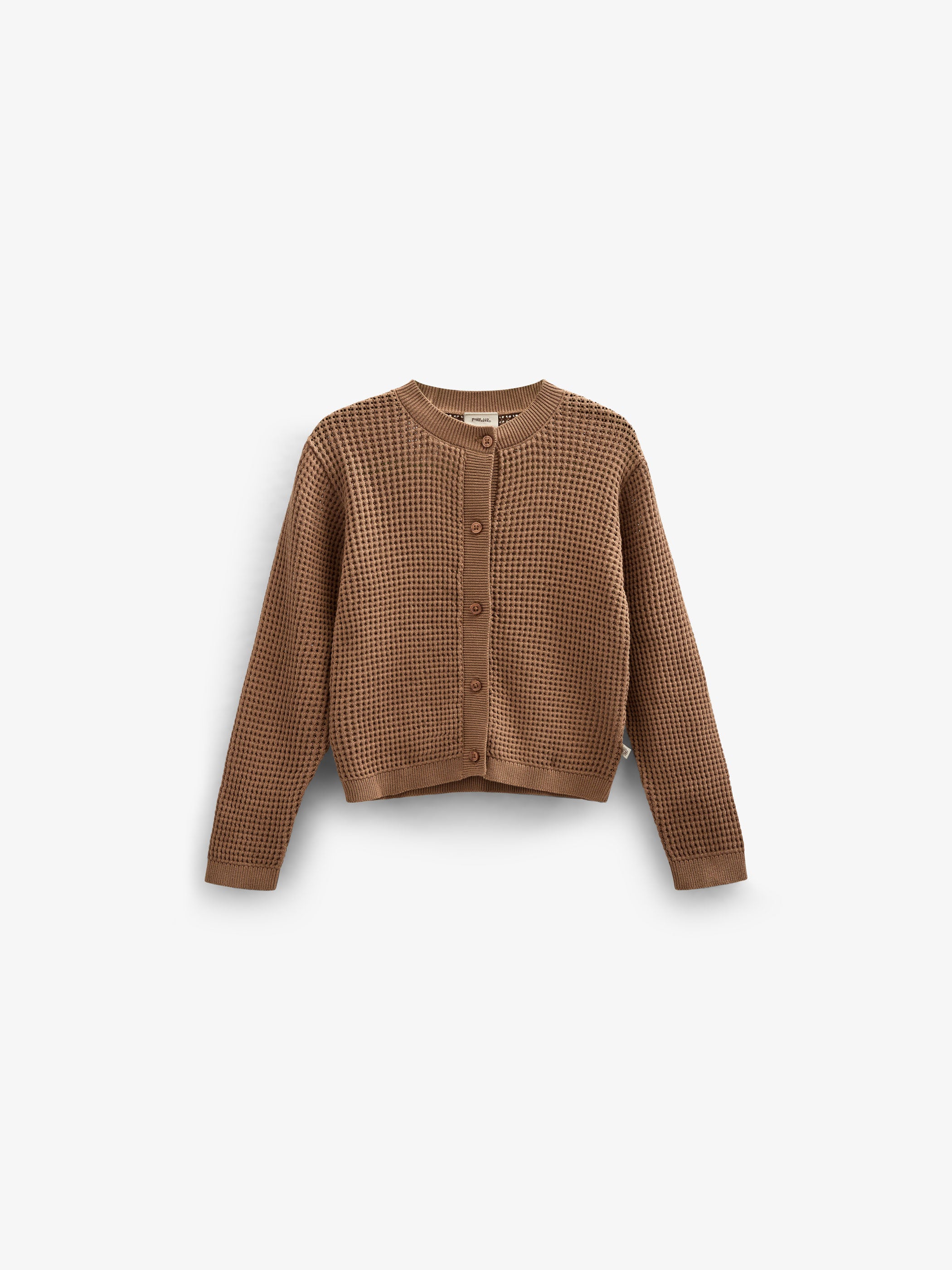 Cotton Knit Cardigan - Tween - Coconut | 101272 Katie