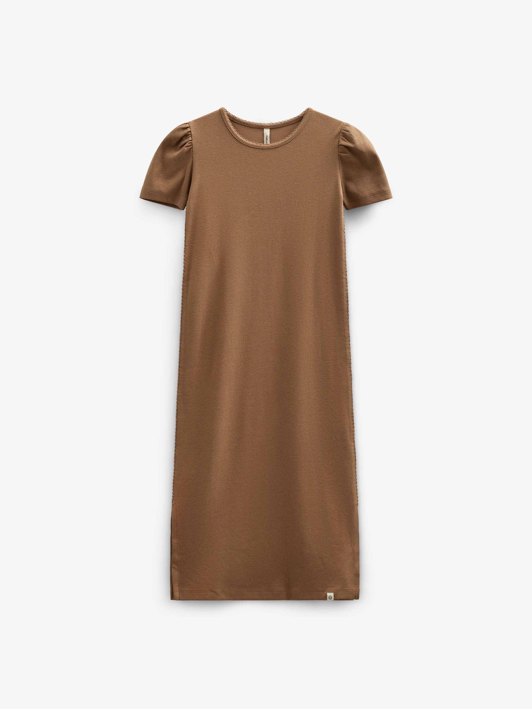 Modal Rib Long T-shirt Dress - Tween - Coconut | 101294 Lottie