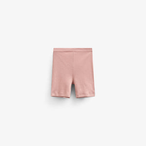Modal Rib Short Tights - Kids - Rose Tan | 101314 Lottie