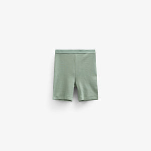 Modal Rib Short Tights - Tween - Dusty Green | 101319 Lottie