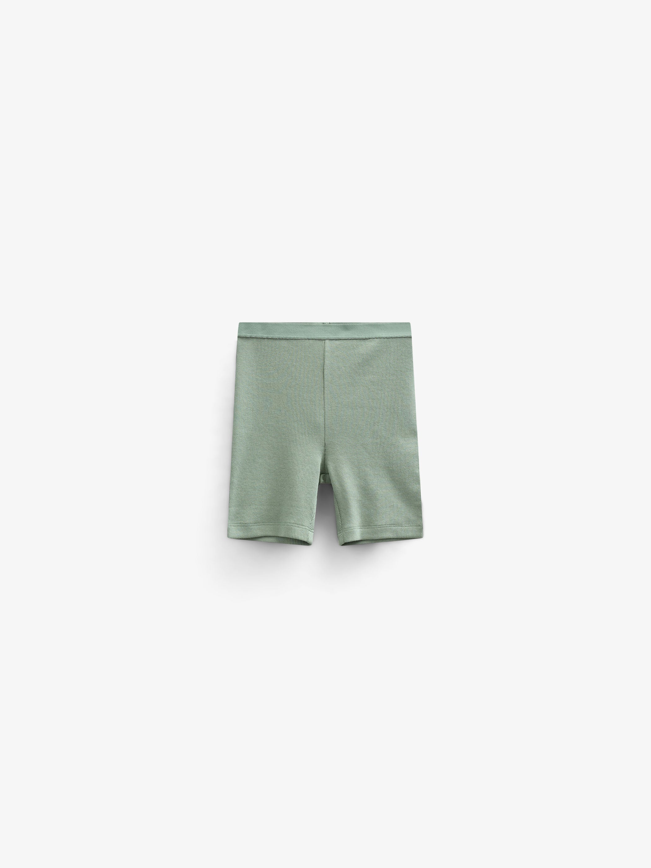 Modal Rib Short Tights - Tween - Dusty Green | 101319 Lottie