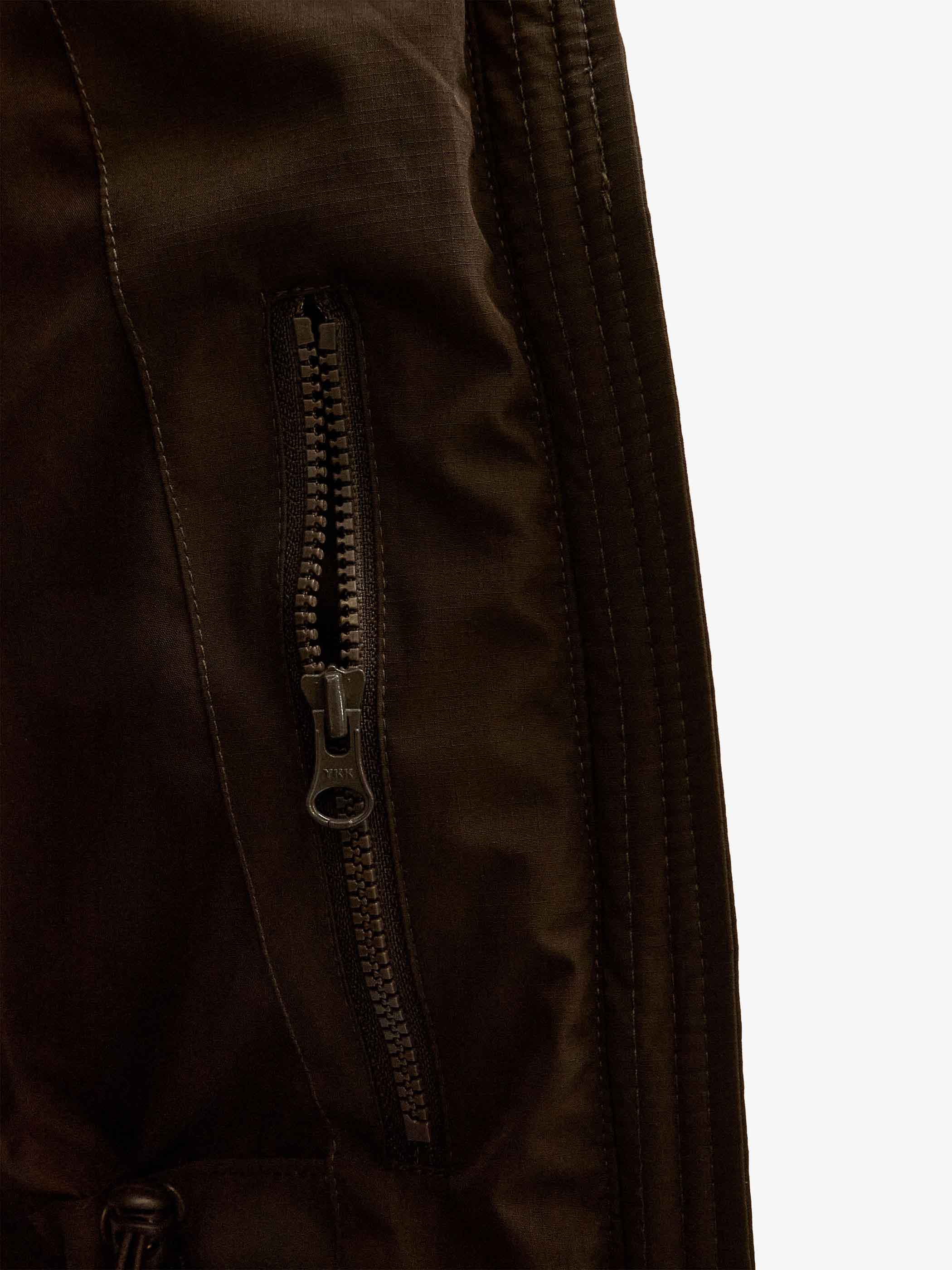 Winter Puffer Jacket with Drawstring - Tween - Dark Brown | 101414 Elenor