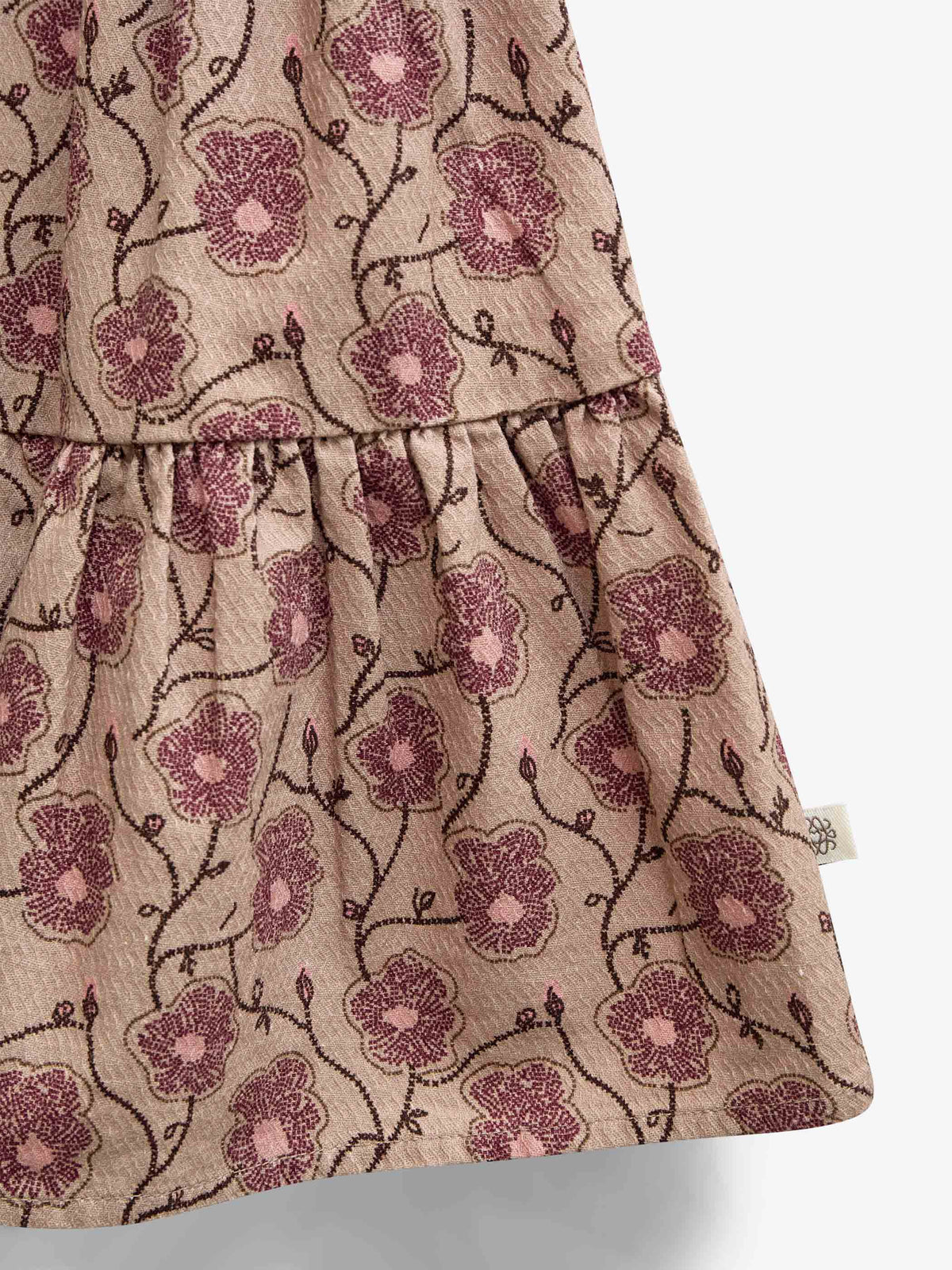 Floral Cotton Skirt - Tween - Rose/Bordeaux | 101430 Nova