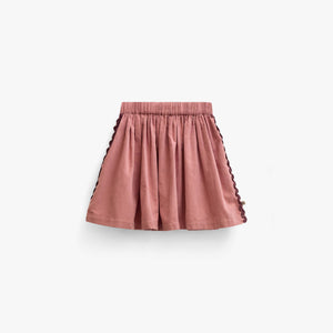 Ric Rac Corduroy Skirt - Kids - Dusty Rose | 101479 Sille