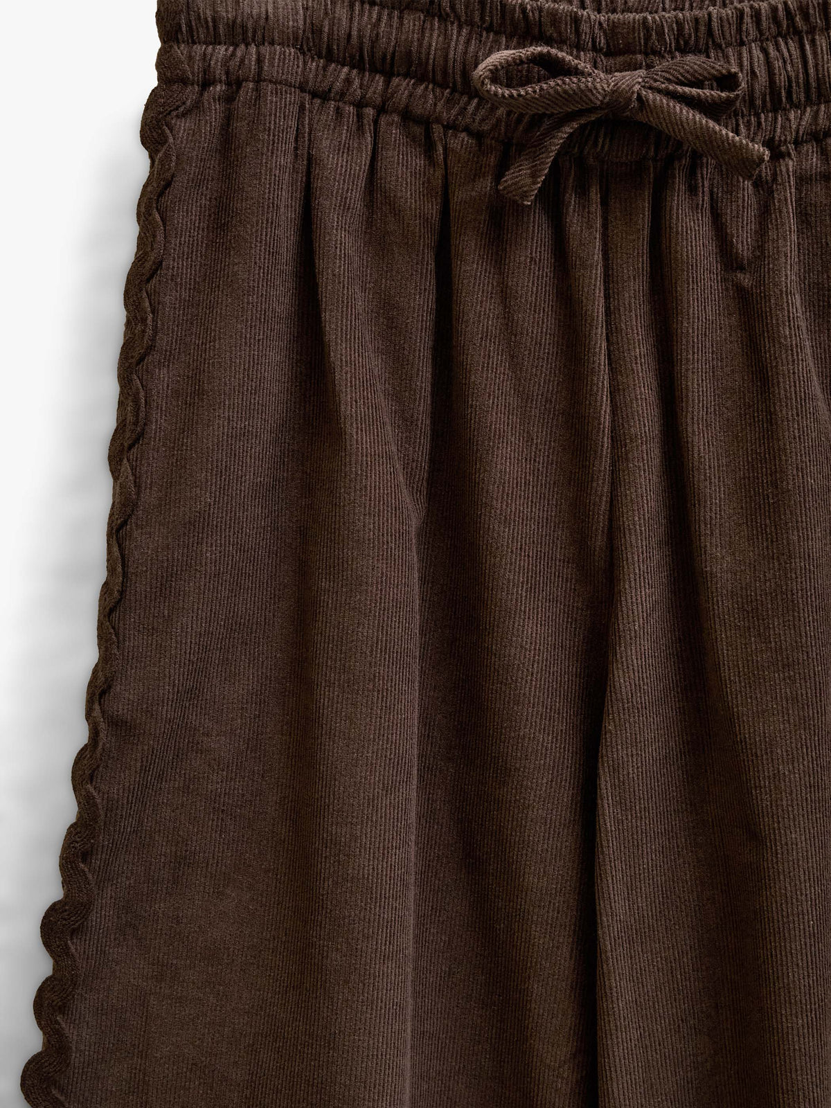 Ric Rac Corduroy Trousers - Kids - Dark Brown | 101481 Sille