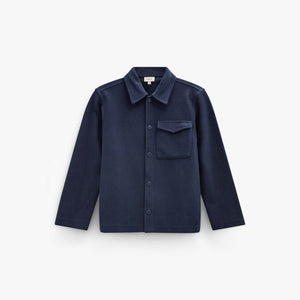 Textured Sweat Overshirt - Tween - Navy | 101501 Wilder