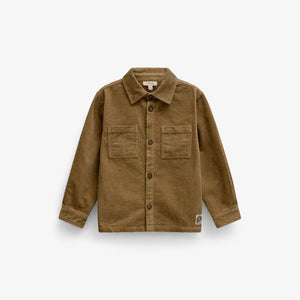 Corduroy Patch Pocket Overshirt - Tween - Khaki | 101540 Reed