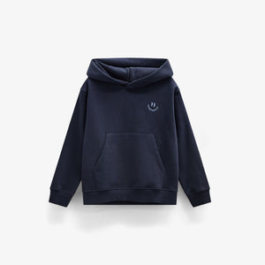 Smiley Hoodie - Tween - Navy | 101580 Andrew