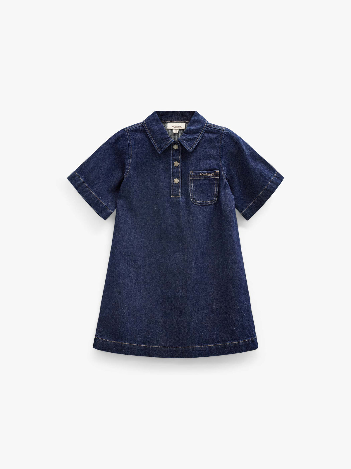 Denim Dress - Kids - Dark Blue | 101618 Alison