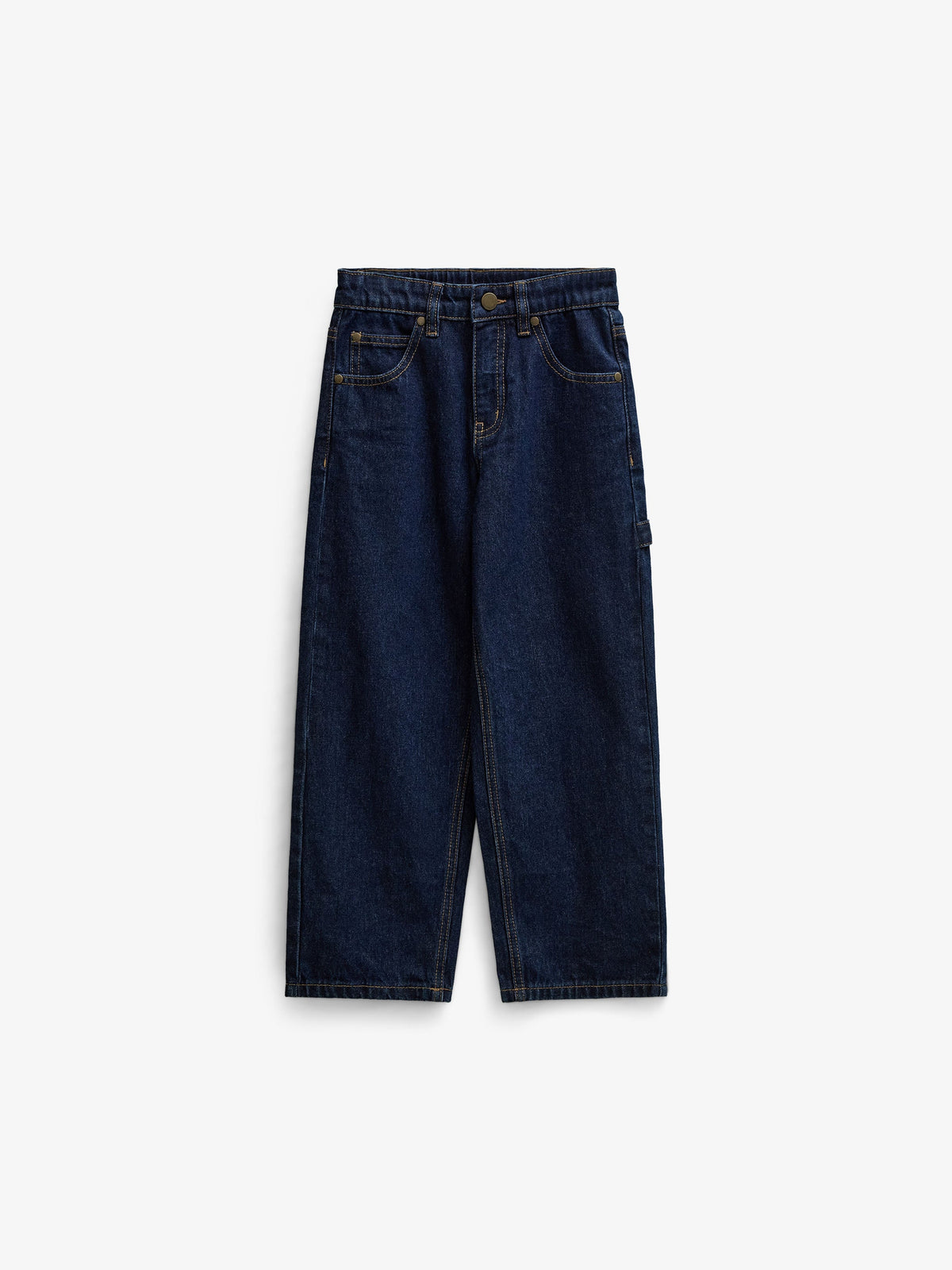 Relaxed Fit Carpenter Jeans - Kids - Dark Blue | 101644 Titus