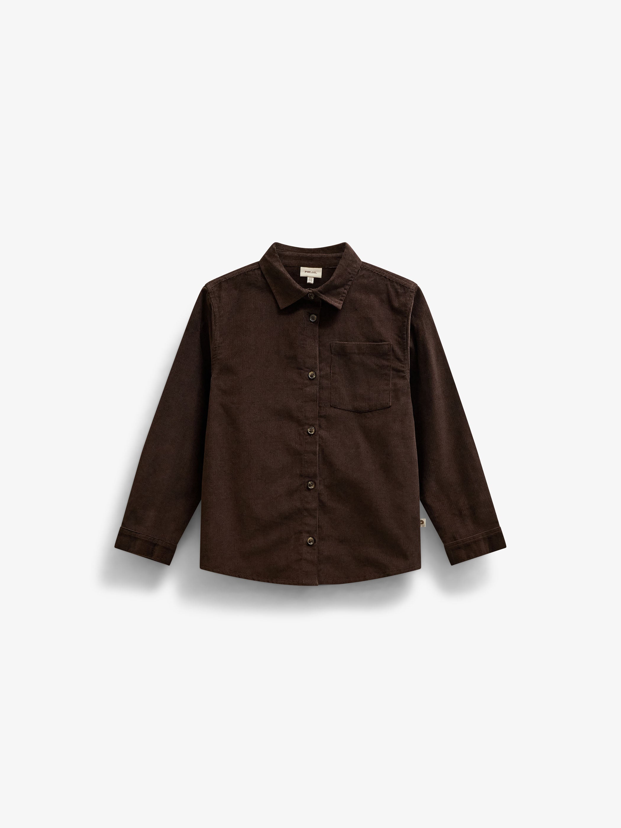 Corduroy Shirt - Kids - Dark Brown | 101655 Jonny