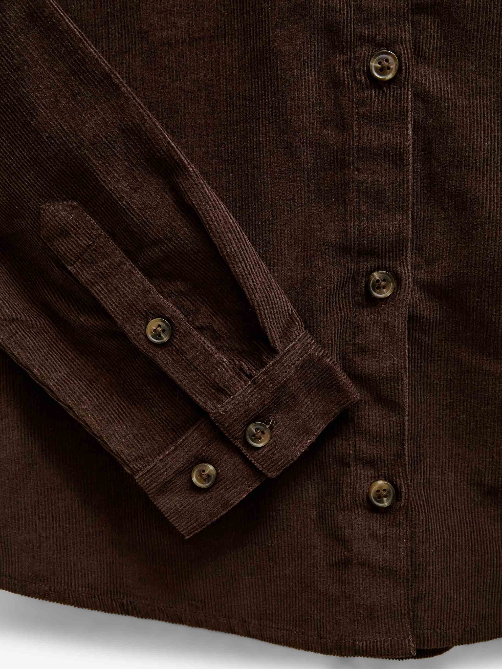 Corduroy Shirt - Kids - Dark Brown | 101655 Jonny