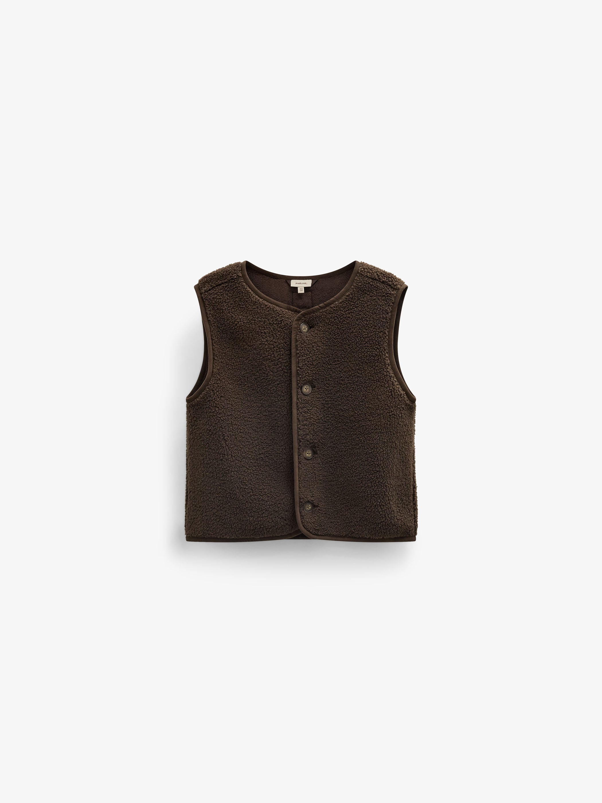 Teddy Vest - Tween - Dark Brown | 101686 Della