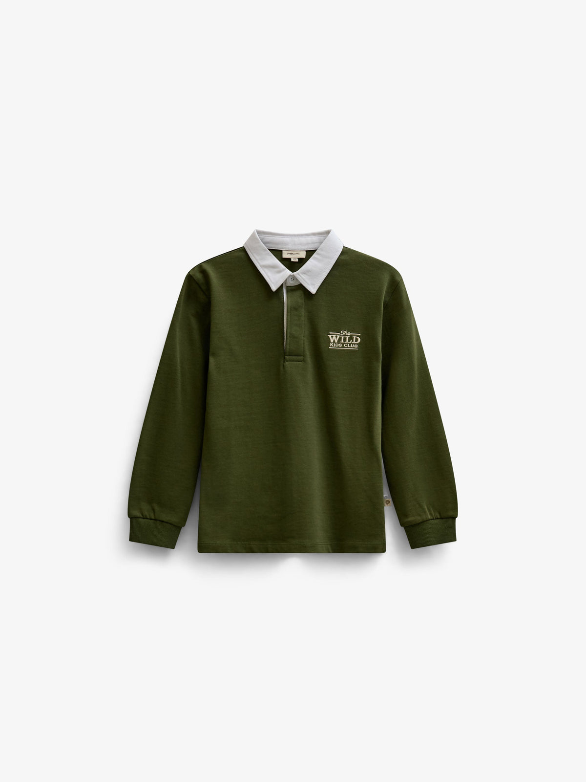 Long-Sleeve Jersey Polo - Kids - Moss Green | 101691 Ruben